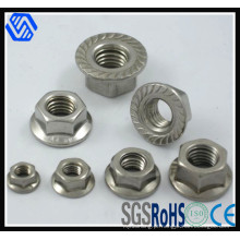 Porcas sextavadas com flange DIN6923